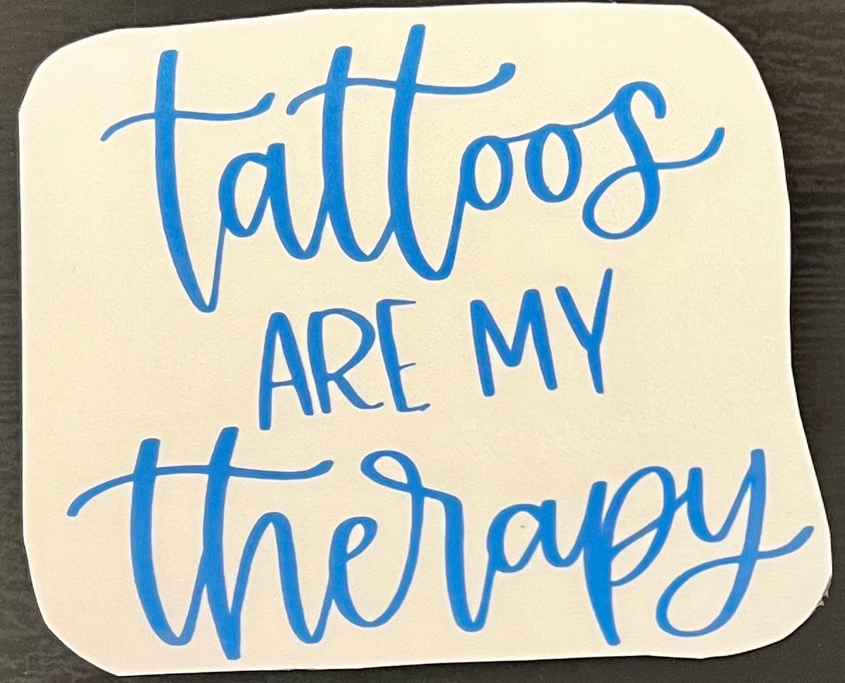 Tattoo Therapy Decal