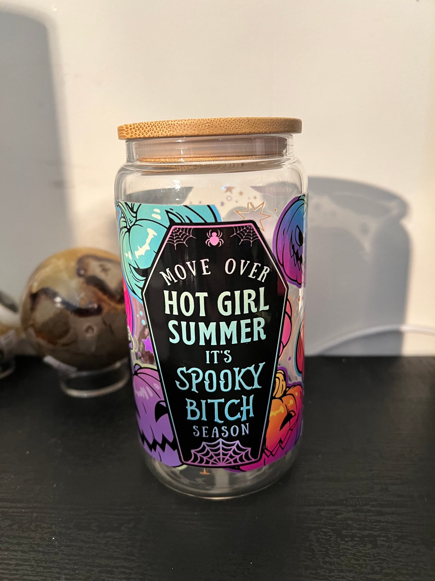 16oz Spooky B*tch Glass