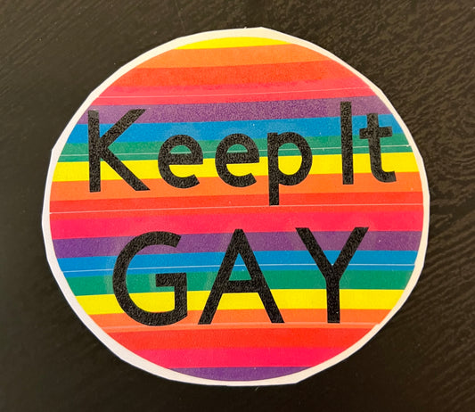 Keep It Gay Decal